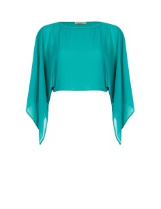 Estola Cobertura de Ombros Curvy em Georgette Rinascimento Curvy