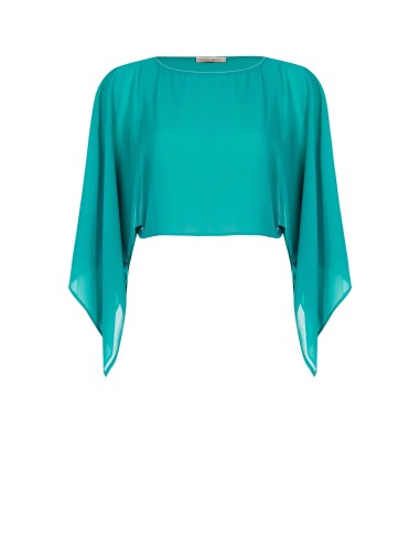 Estola Cobertura de Ombros Curvy em Georgette Rinascimento Curvy