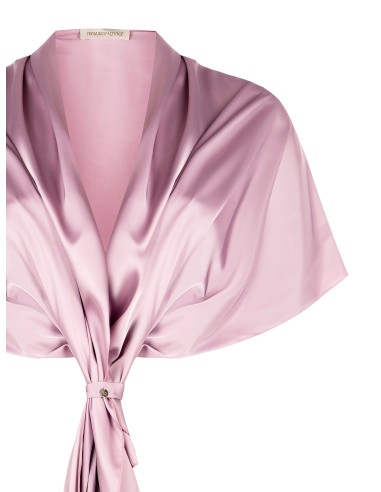 Estola Cobertura de Ombros Curvy em Cetim Rinascimento Curvy