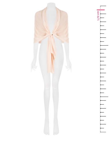 Capa para os Ombros Estola em Georgette Rinascimento