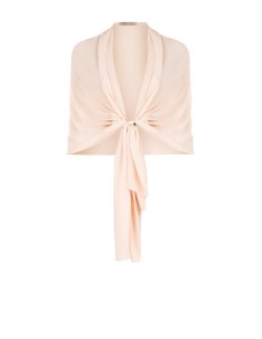 Bolero/Estola em Georgette Rinascimento