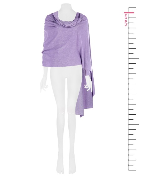 Capa para ombros Estola em Lurex Rinascimento