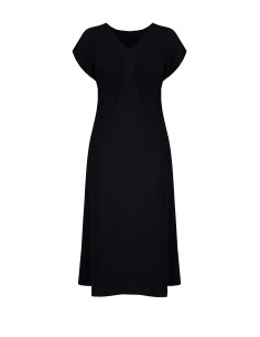 Vestido longo tipo slip em tecido fluido com decote em V nas costas Rinascimento Curvy 2