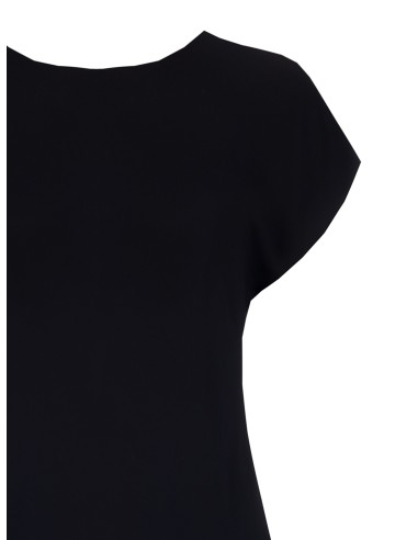 Vestido longo em tecido fluido com corte em viés e decote em V nas costas Rinascimento Curvy