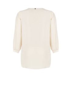 Blusa Curvy macia assimétrica em georgette Rinascimento Curvy 2