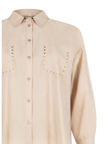 Camisa Curvy com tachas Rinascimento Curvy