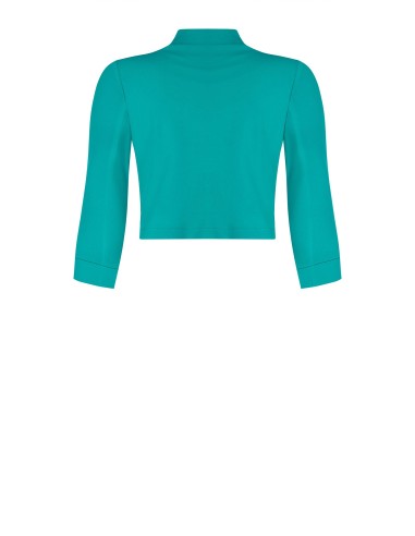 Bolero Cobre-Ombros Curvy Aberto em Scuba Crepe Rinascimento Curvy