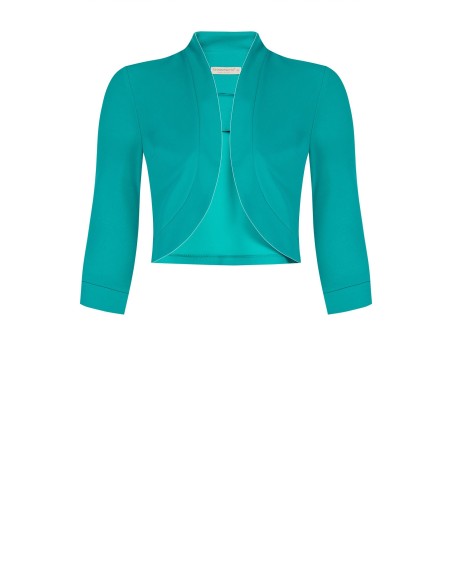 Bolero - Capa para Ombros Curvy Aberto em Scuba Crepe Rinascimento Curvy
