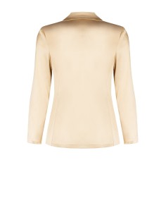 Blazer cinturado de 1 botão em cetim Rinascimento Curvy 2