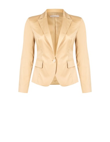 Blazer entalhado em tecido bi-stretch Rinascimento Curvy