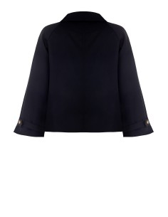 Casaco Curto Amplo Estilo Trench Rinascimento Curvy 2