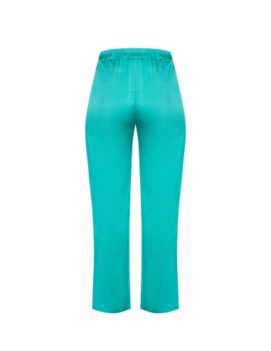 Calças Curvy em cetim na frente e viscose atrás Rinascimento Curvy