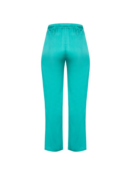 Calças Curvy em cetim na frente e viscose atrás Rinascimento Curvy