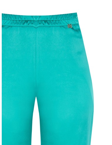 Calças Curvy em cetim à frente e viscose atrás Rinascimento Curvy