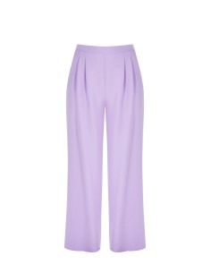 Calças Curvy Palazzo em Tecido Técnico com Elástico Rinascimento Curvy