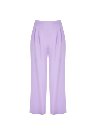 Calças Curvy Palazzo em Tecido Técnico com Elástico Rinascimento Curvy