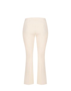 Calças Boca de Sino em Tecido Técnico com Fecho Lateral Rinascimento Curvy 2