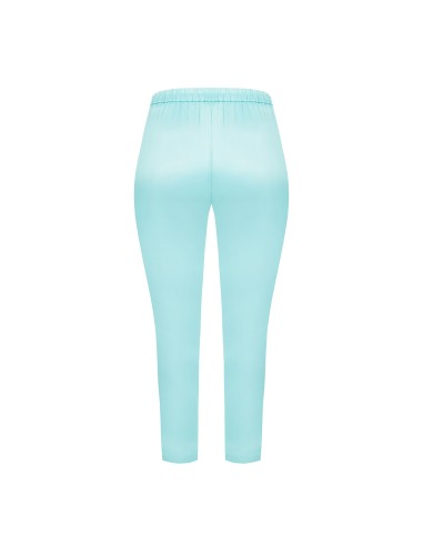 Calças skinny em cetim com elástico atrás Rinascimento Curvy