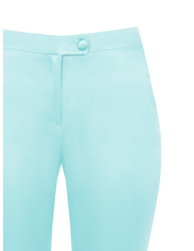 Calças skinny em cetim com elástico atrás Rinascimento Curvy