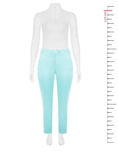 Calças Skinny Em Cetim Com Elástico Atrás Rinascimento Curvy