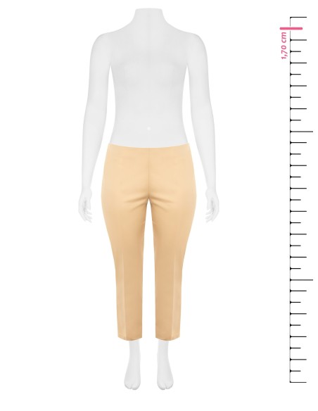 Calças Skinny em Mistura de Algodão Rinascimento Curvy