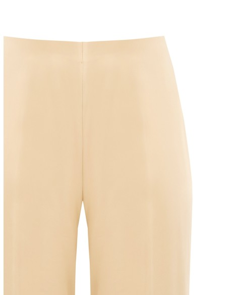 Calças palazzo em cetim com elástico na parte de trás Rinascimento Curvy