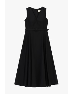 Vestido Midi Evasado Com Cinto À Cintura Dixie 2