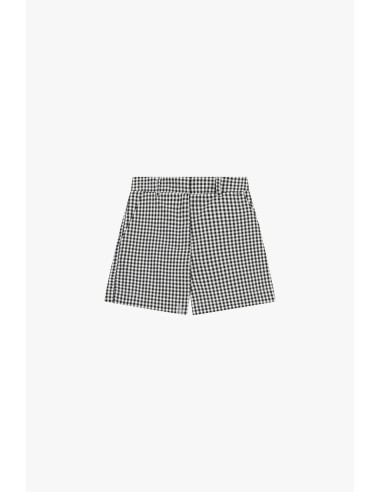 Shorts aos quadrados Corte regular Cintura média Dixie