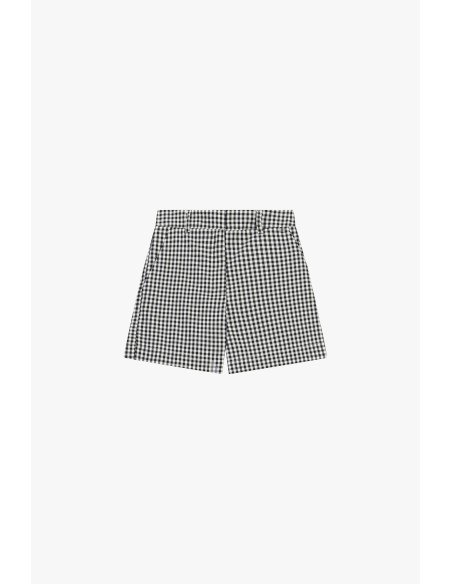 Shorts aos quadrados Corte regular Cintura média Dixie