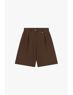 Shorts Às Riscas Com Pinças E Bolsos Laterais Dixie 2