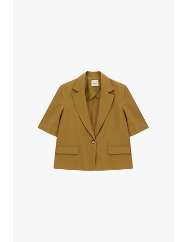 Blazer curto com mangas curtas e bolsos Dixie