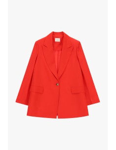 Blazer de corte simples com bolsos frontais Dixie 2