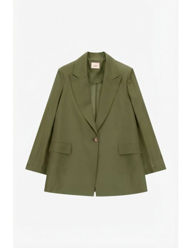 Blazer de um só peito com bolsos frontais Dixie