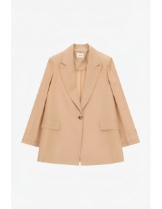Blazer de corte simples com bolsos frontais Dixie