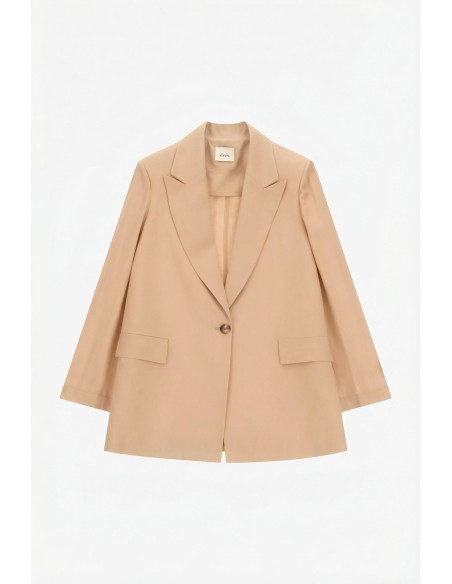 Blazer de corte simples com bolsos frontais Dixie