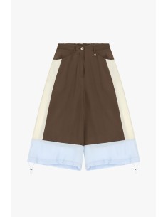 Bermudas largas com detalhes colorblock e cordão Dixie 2