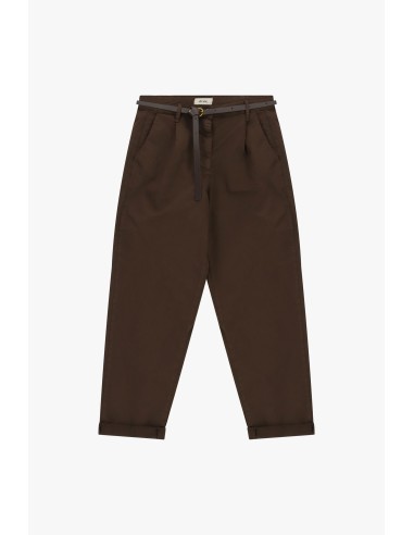 Calças chino fit com cintura estreita e barras viradas Dixie