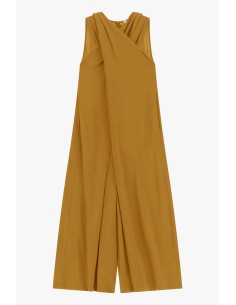 Vestido longo sem mangas com painel frontal amplo Dixie 2