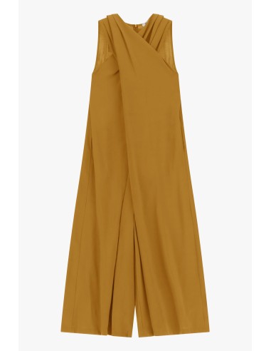 Vestido Longo Sem Mangas Com Painel Frontal Largo Dixie