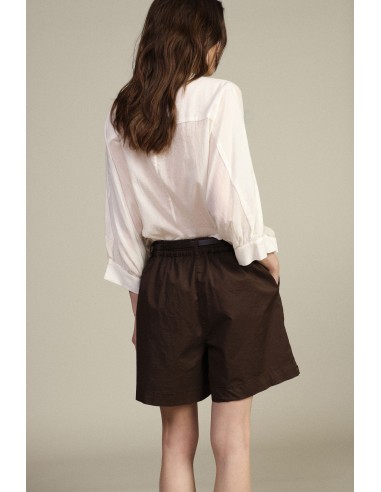 Shorts Regular-Fit com pinça e cintura estreita Dixie