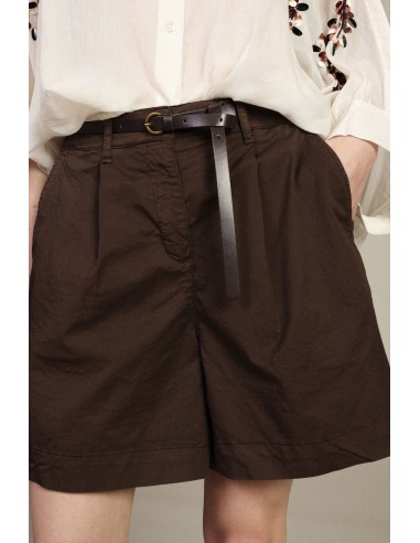 Shorts Regular-Fit com Pinças e Cintura Estreita Dixie