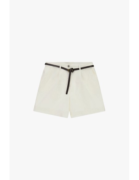 Shorts Regular-Fit com Pences e Cintura Estreita Dixie