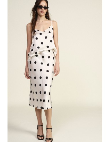 Gonna Midi A Pois Con Linea Svasata Dixie - Vestiti Firmati Life Sm...