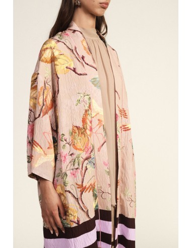 Casaco Duster Estampa Floral Manga Ampla Dixie