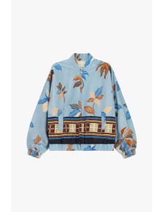 Bomber com Estampa Floral e Barra Elástica Dixie 2
