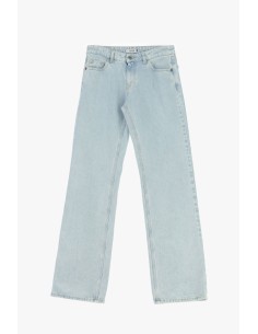 Jeans Cinco Bolsos Perna Reta Cintura Alta Please 2