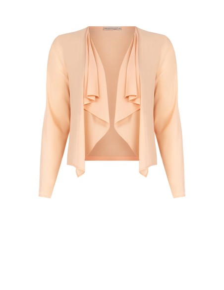 Bolero Aberto Curvy em Georgette Rinascimento Curvy