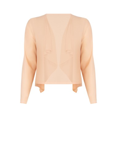 Bolero Aberto Curvy em Georgette Rinascimento Curvy