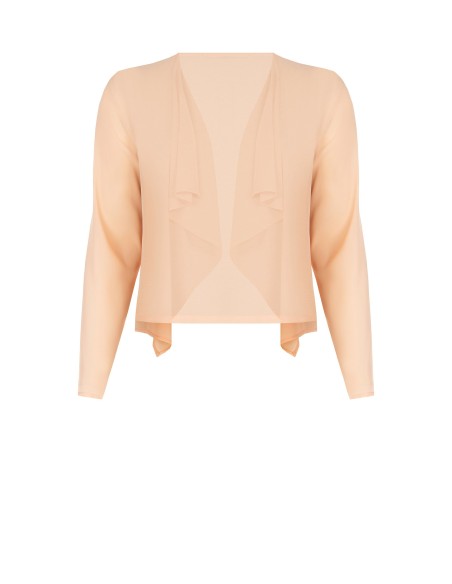 Bolero Aberto Curvy em Georgette Rinascimento Curvy