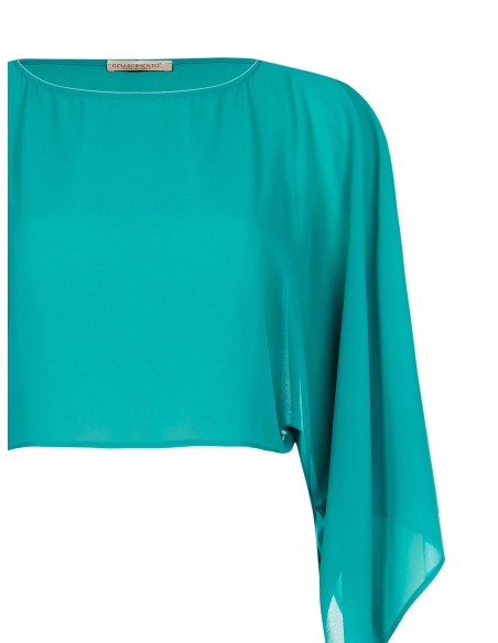 Estola para ombros Curvy em Georgette Rinascimento Curvy